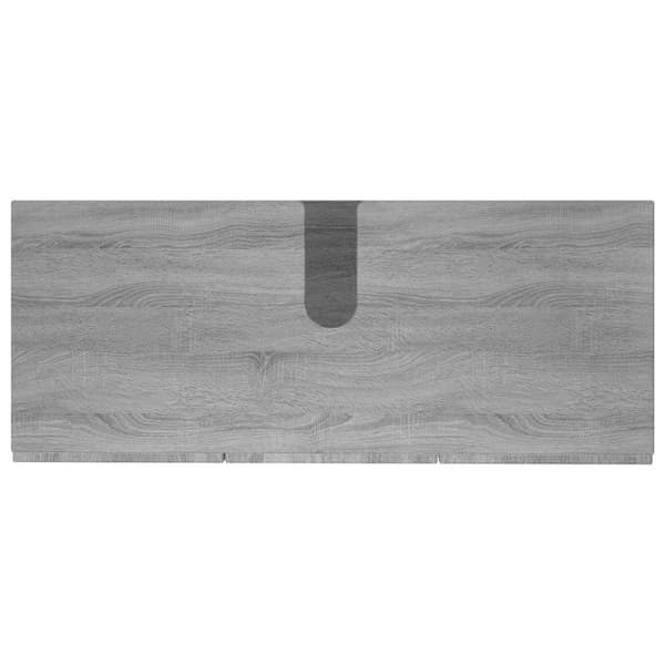 Badrumsskåp Grå Sonoma 101 x 41 x 58 cm Konstruerat trä