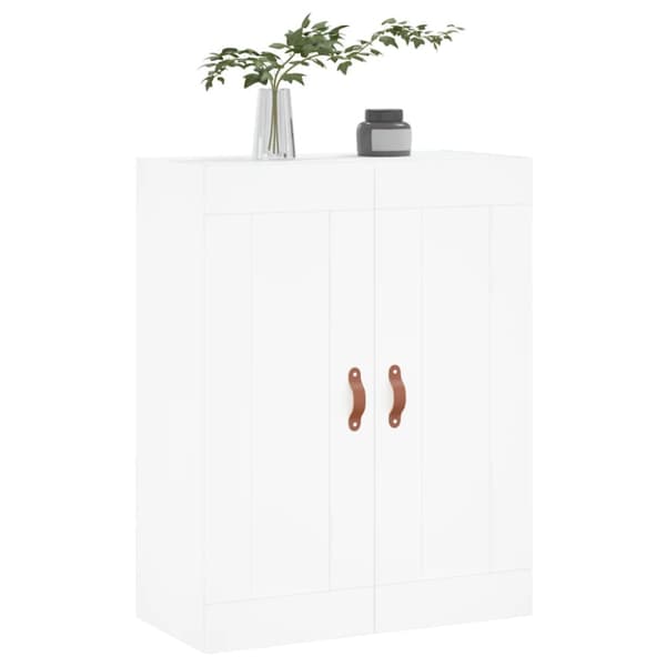 Väggskåp vit 69,5x34x90 cm konstruerat trä