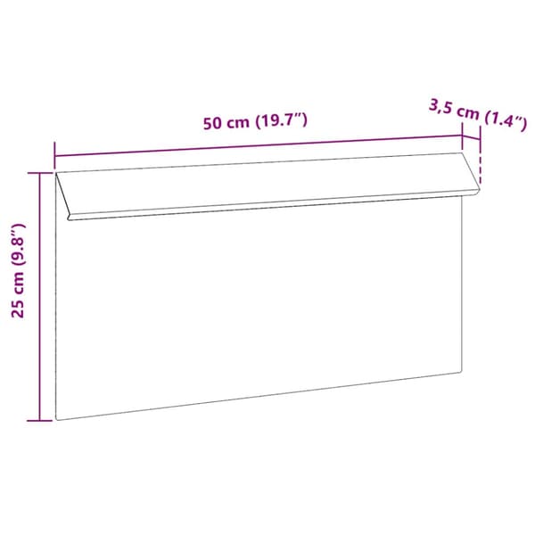 Snigelfence Silver 50 x 3,5 x 25 cm Galvaniserat Stål