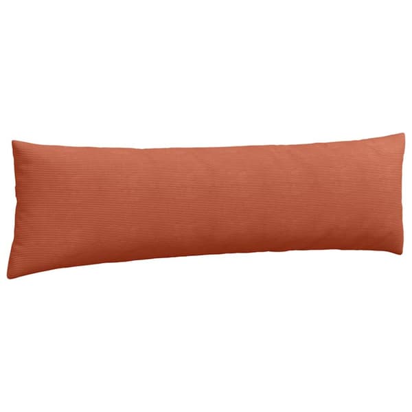 Sofakuddar 2 pcs Röd orange 145 x 40 cm Kordread tyg