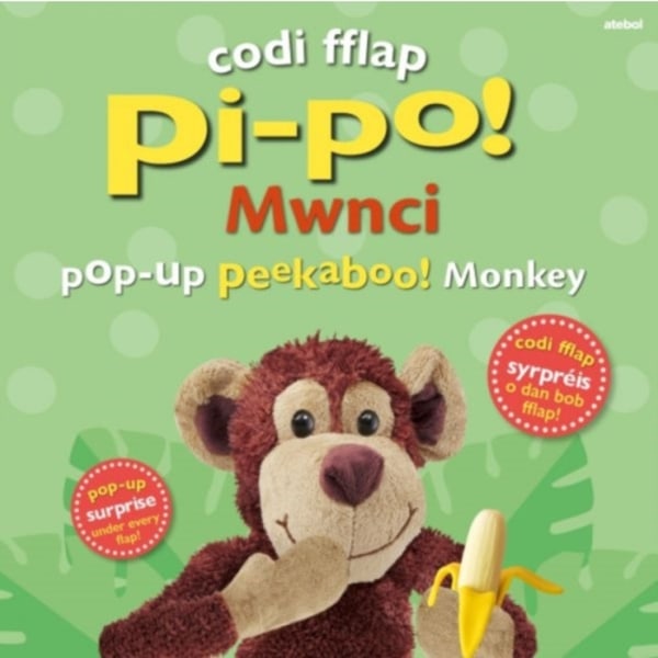Codi Fflap Pi-po! Mwnci / Pop-up Peekaboo! Monkey (inbunden, eng)