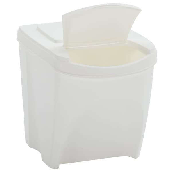 Stapelbara soptunnor 3 st vit 75 L polypropen