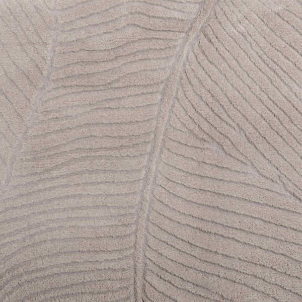Matta IZA Beige Ø 160 cm 100% Polyester Kort lugg