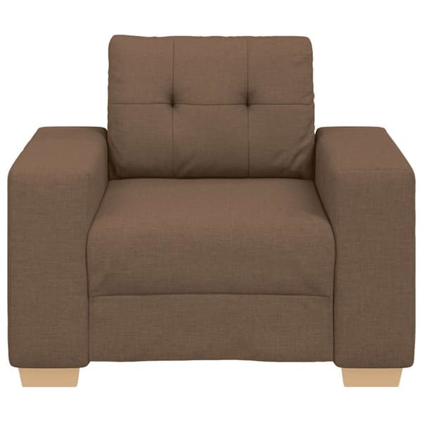 Soffa brun 100x78x80 cm tyg