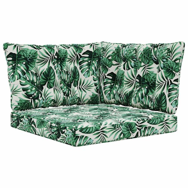 Utomhus Soffa Kudde 3 pcs Bladmönster Polyester