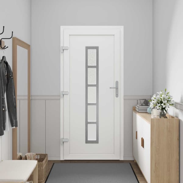 Framdörr Antracit 108 x 208 cm PVC