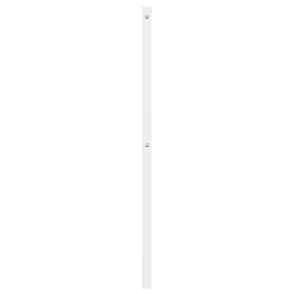 Ersättningsgavel metall vit 193 cm