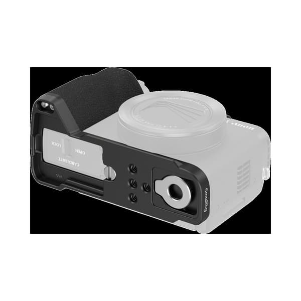 SmallRig 5808 L-Shaped Mount Plate with Handle for Canon PowerShot V1 (Black)