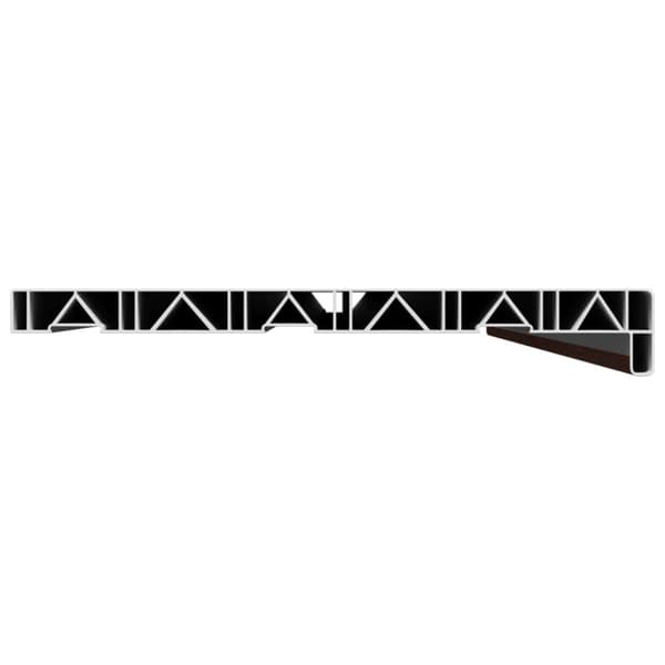 Fönsterbräda Brun trä 120 x 30 x 4,5 cm PVC