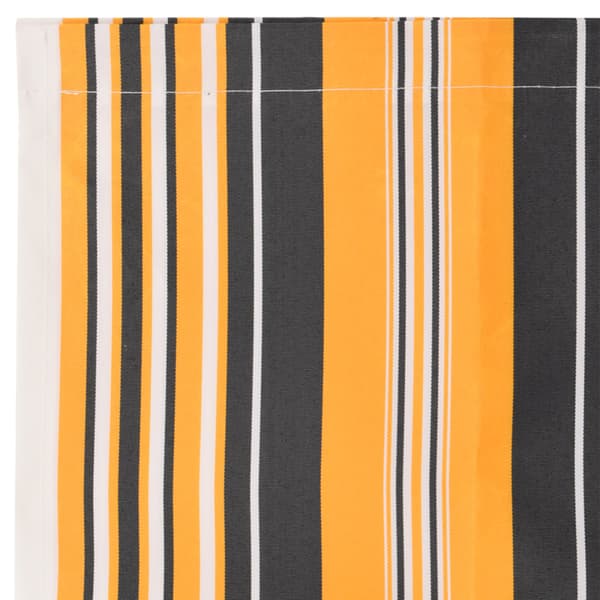Markiskappa Ersättning Gul och Grå 230 x 20 cm Polyester