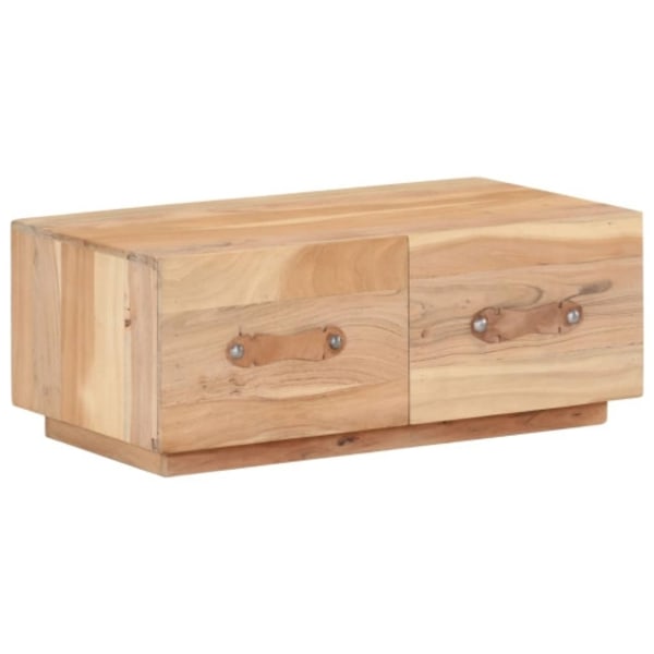 Soffbord 90x50x35 cm massivt återvunnet trä