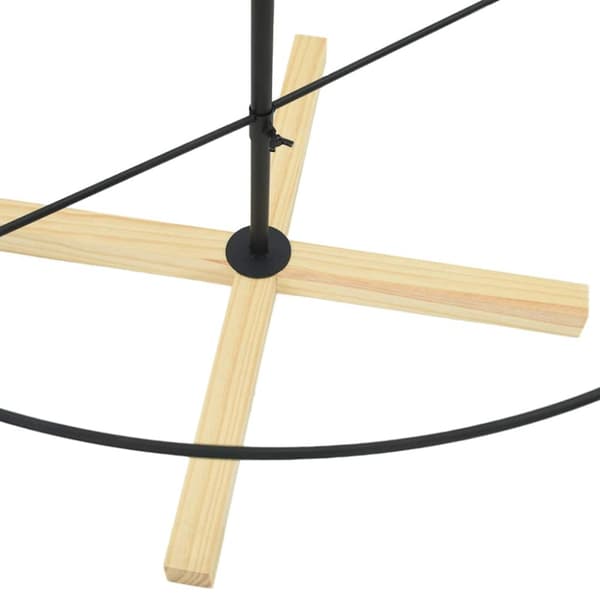 Julcone-träd med stativ Svart 180,5 cm Stål