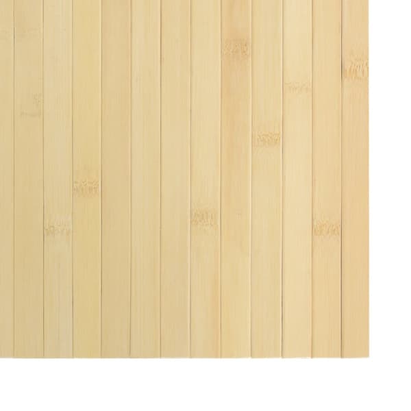 Matta rektangulär ljus naturlig 100x300 cm bambu