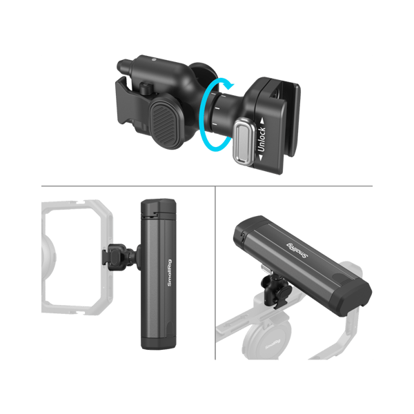 SmallRig 4842 Rotatable Bilateral Quick Release Side Handle