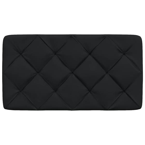 Headboard Cushion Black 80 cm Fabric