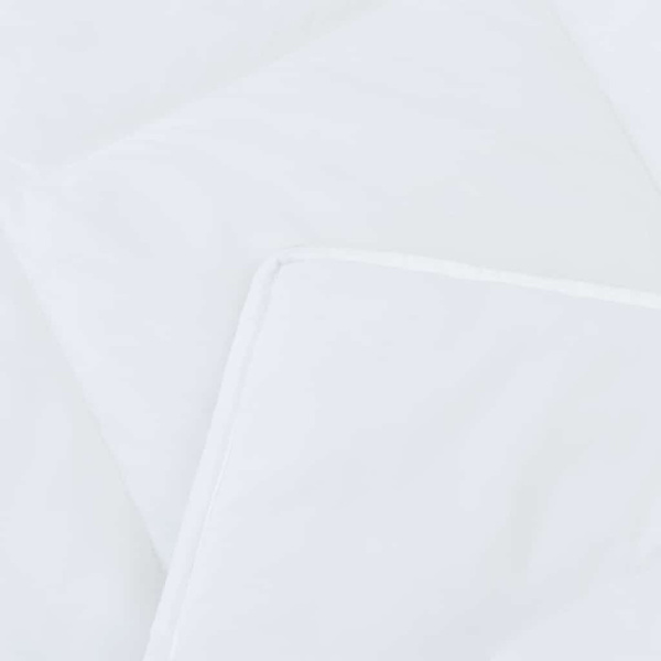 Duntäcke med kudde 3 pcs Vit Mikrofiber