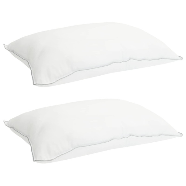 Täckeset med kudde 2 pcs Vit Bambufiber