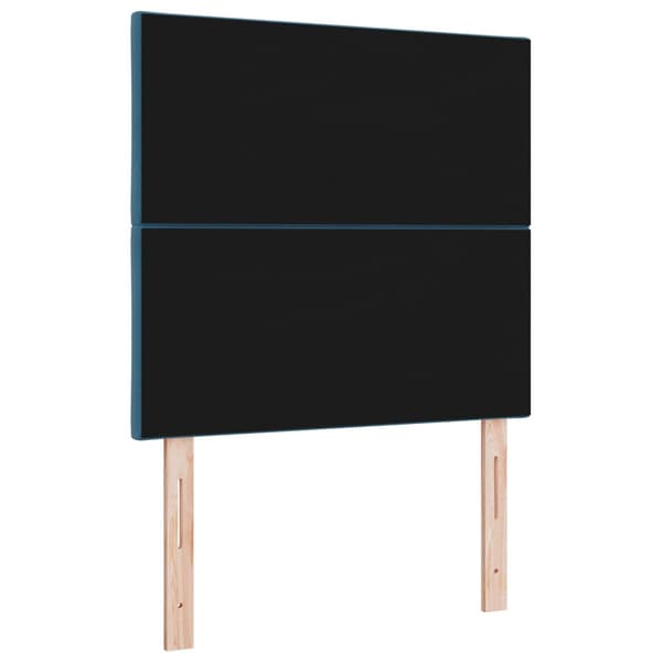 Huvudgavel Mörkblå 100 cm Sammet