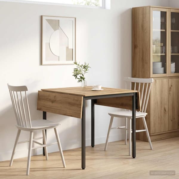 Utbyggbart matbord 120 x 81,5 x 75 cm Konstruerat trä