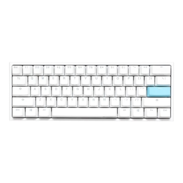 Ducky One 2 Pro Mini - tangentbord - QWERTZ - tysk - vit Inmatningsenhet