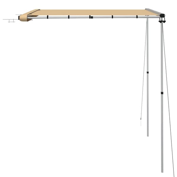 Husvagnsmarkis 1,8x2x2,15 m beige