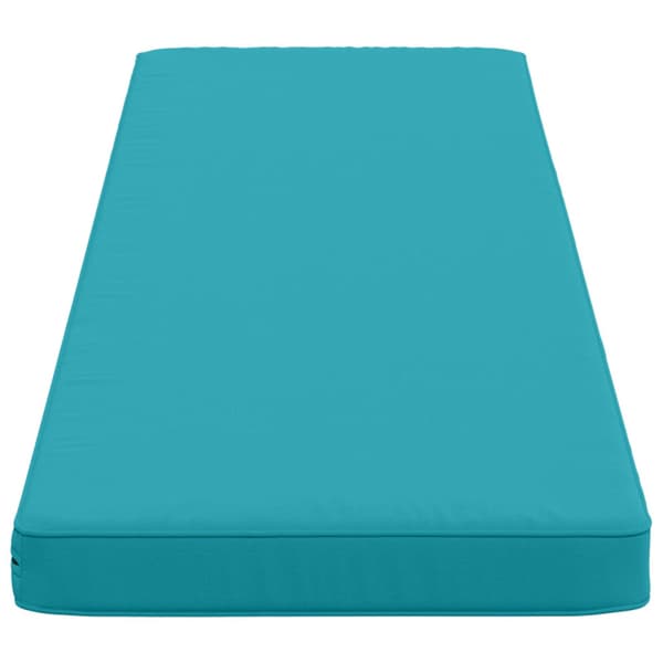 1-delad Bänk Kudde VUGHT 100% Polyester Turkos 160 x 40 x 5 cm