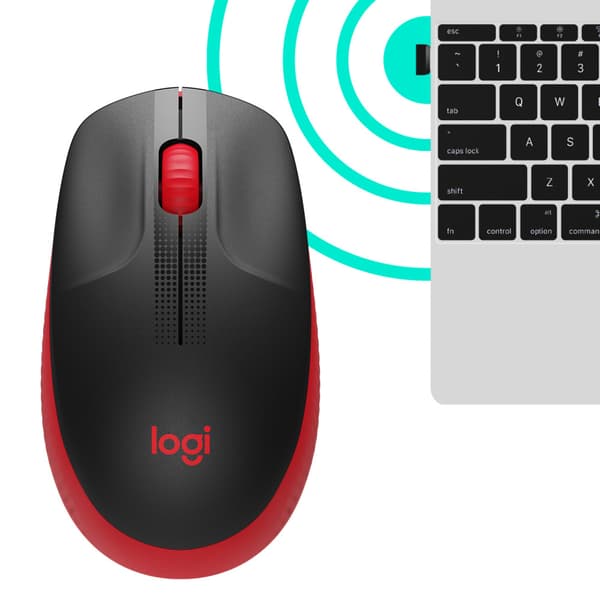 Logitech M190 datormöss Ambidextrous RF Trådlös Optisk 1000 DPI