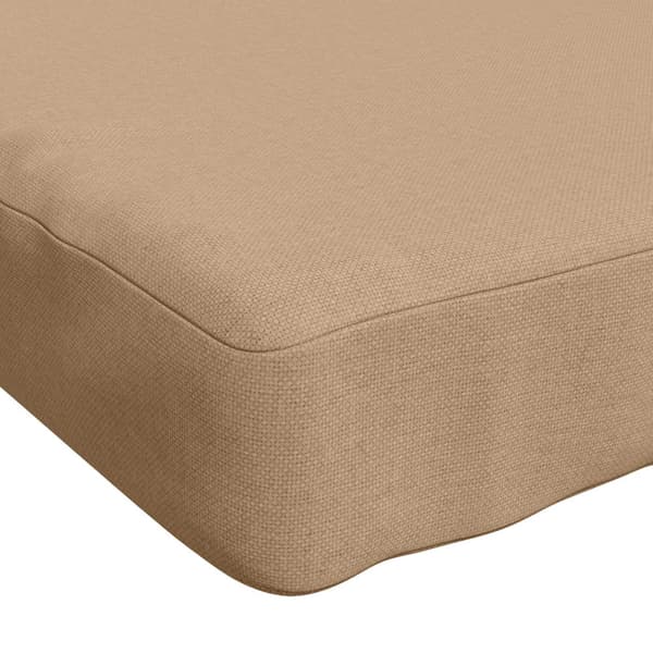 1-delad Bänk Kudde VUGHT 100% Polyester Sand 200 x 40 x 5 cm