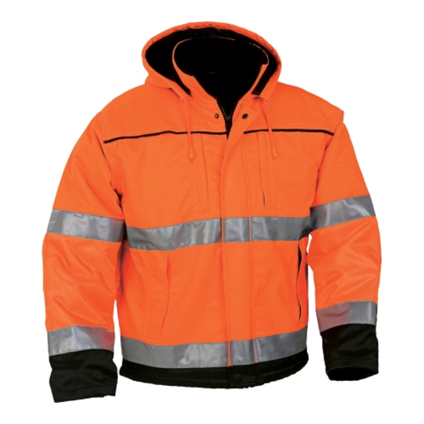 5816 Jacket Fluorescent orange/navy Unisex