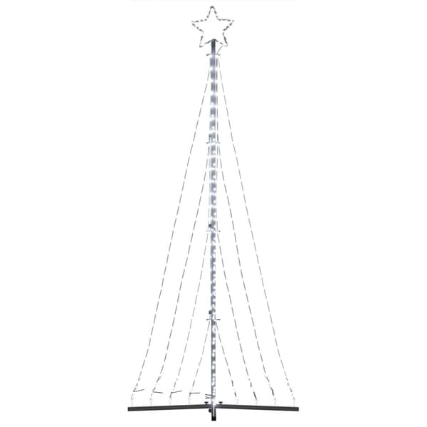 LED julgran 447 LEDs kallvit 250 cm