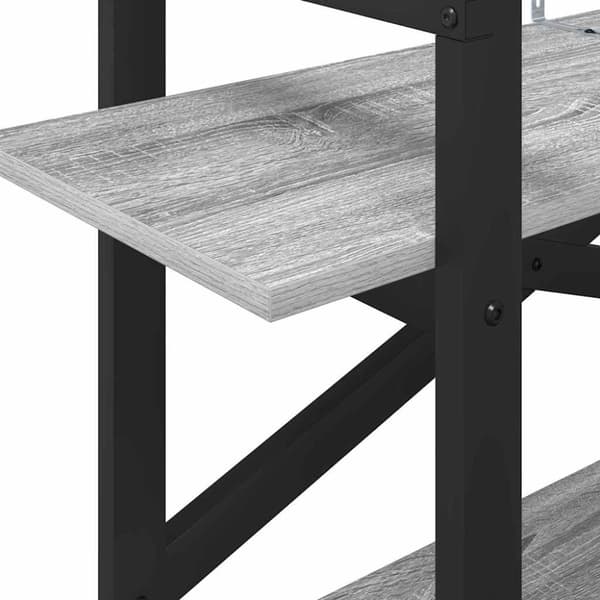Hyllsystem Grå Sonoma 100 x 33,5 x 64 cm Konstruerat trä