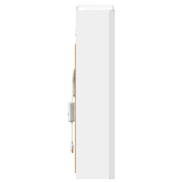 Badrumsspegelskåp Vit 33 x 11,5 x 50 cm Konstruerat trä