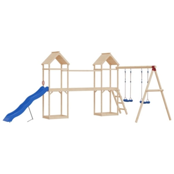 Gungsitsar med rep 2 st blå 37x15 cm polyeten