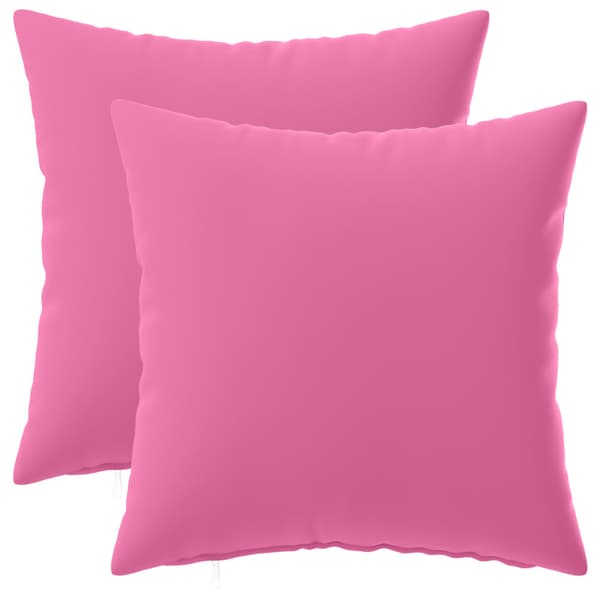 Kuddöverdrag 2 st HEERLEN Rosa 40 x 40 cm Polyester