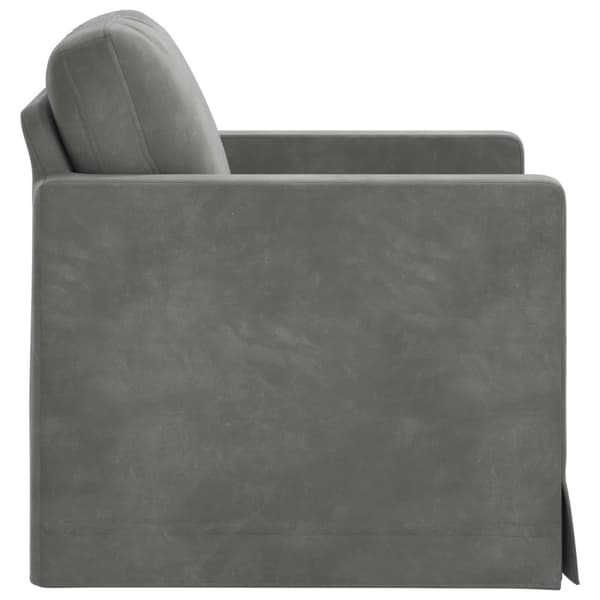 Soffa Mörkgrå 78 x 78 x 80 cm Sammet