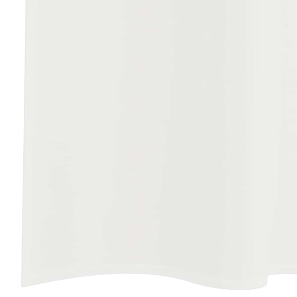 Voile gardiner med öglor 2 st vit 140x225 cm