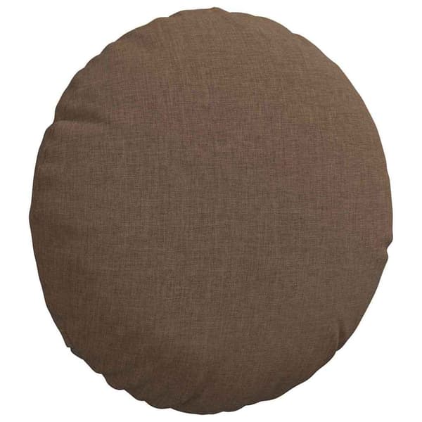 Sittkuddar 2 pcs Brun Ø30 x 13 cm tyg