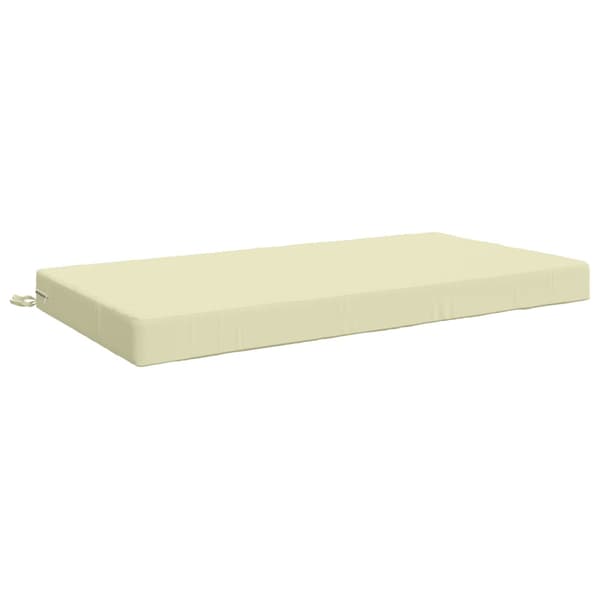 Sittkudde SOEST 100% Polyester Gräddvit 120 x 80 x 10 cm