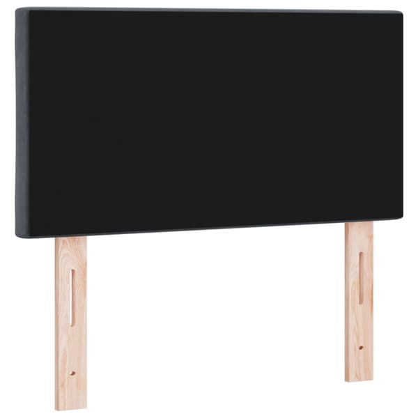 Huvudgavel Mörkgrå 80 cm Sammet