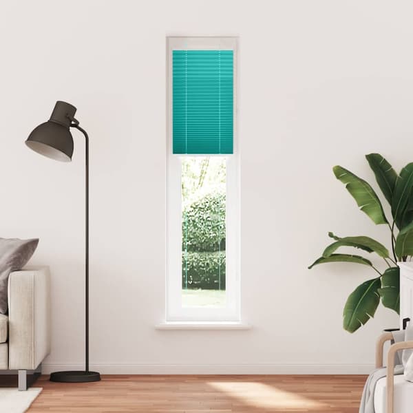 Plisserad persienn bensingrön 40x200 cm tyg bredd 39,4 cm