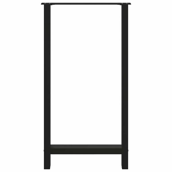 Barbordsben svarta 2 st 60x(110-111) cm stål