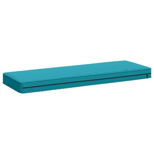 1-delad Bänk Kudde VUGHT 100% Polyester Turkos 80 x 30 x 5 cm