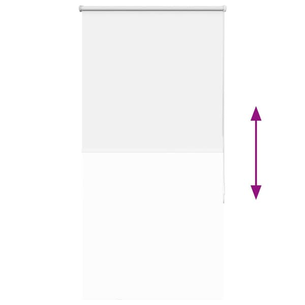 Rullgardin mörkläggning vit 65x130 cm tyg bredd 60,7 cm