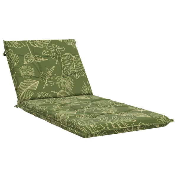 Solstol Kudde GEMERT 100% Polyester Bladdesign 190 x 70 x 9 cm
