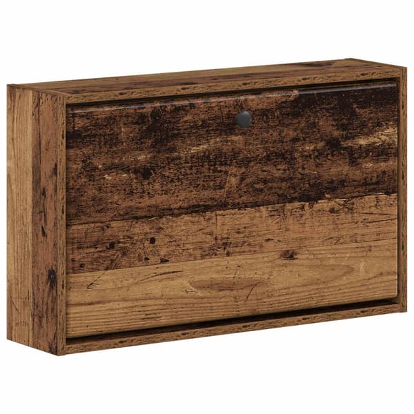 Väggmonterad skoskåp BREDA 71 x 17 x 43 cm Konstruerat trä
