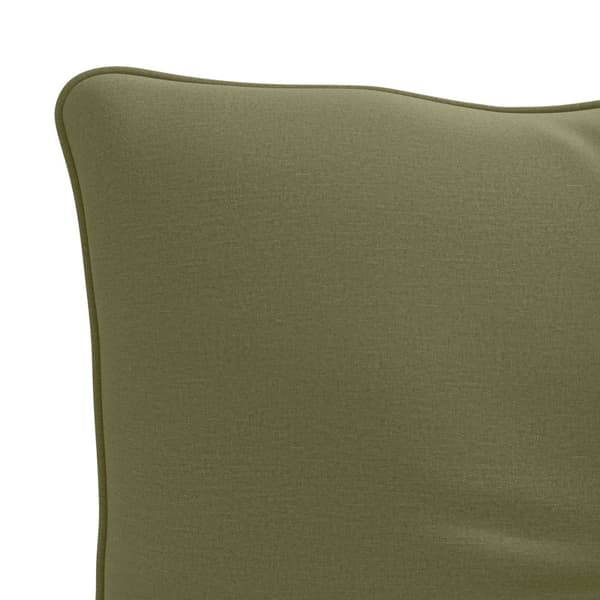 Ryggkudde PUTTEN 100% Polyester Olivgrön 50 x 40 x 10 cm