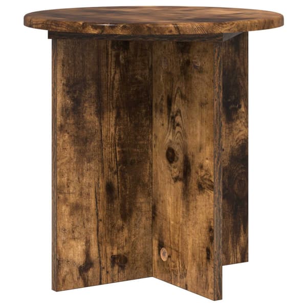 Växtställ 2 pcs Rökt ek 40 x 40 x 40 cm Konstruerat trä
