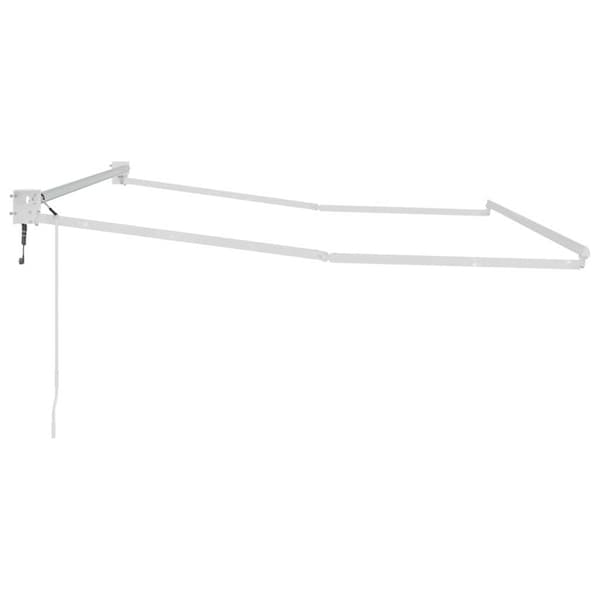 Utdragbar markisram Vit 300 x 250 cm Aluminium