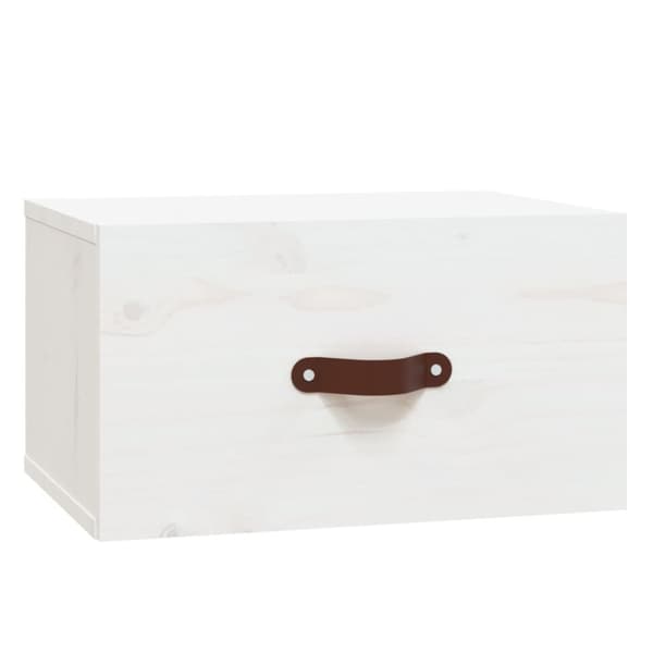 Väggmonterade sängbord vit 40x29,5x22 cm