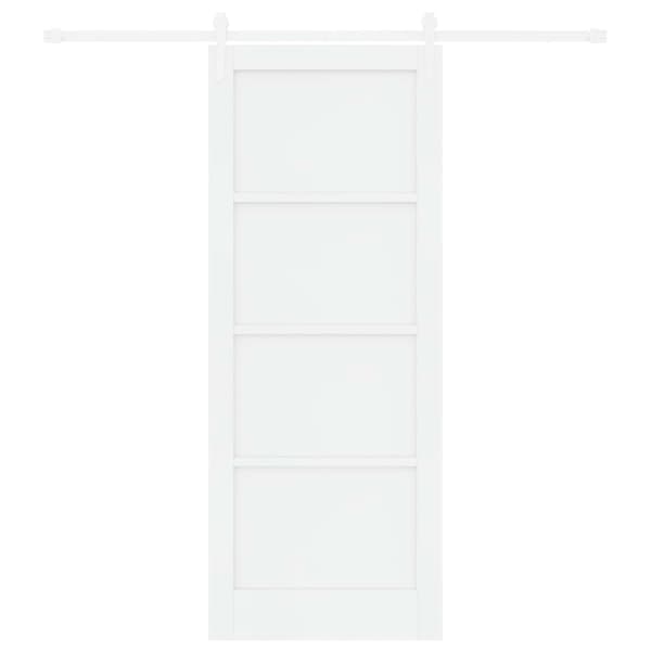 Skjutdörr ORKDAL 83 x 211 cm Konstruerat trä Vit